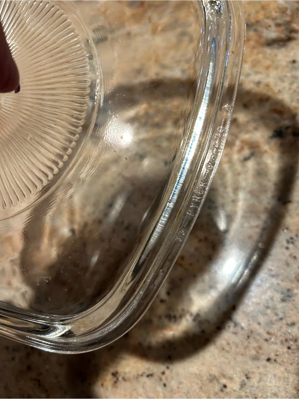Corningware “Abundance” #A-1-B 1 liter Covered Casserole w/Pyrex Lid A-7-C.